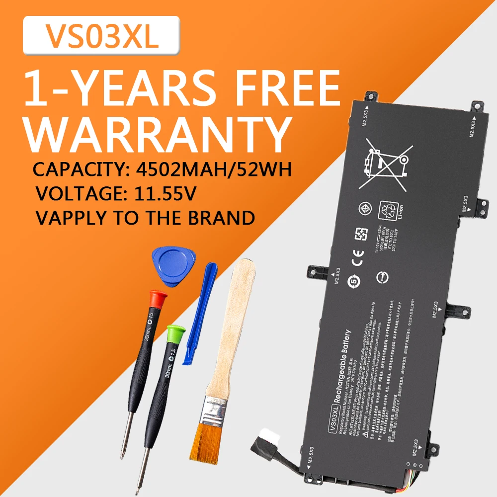 VS03XL-Batterie de портативный для HP Envy 15-AS 15-AS014WM 849047-541 HSTNN-UB6Y 849313-850