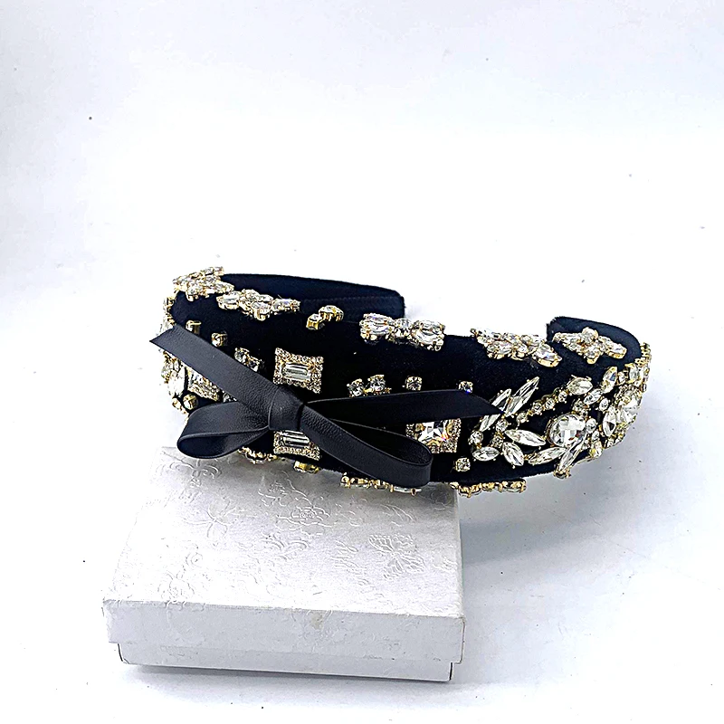 Ободок для волос Женский инкрустированный жемчугом