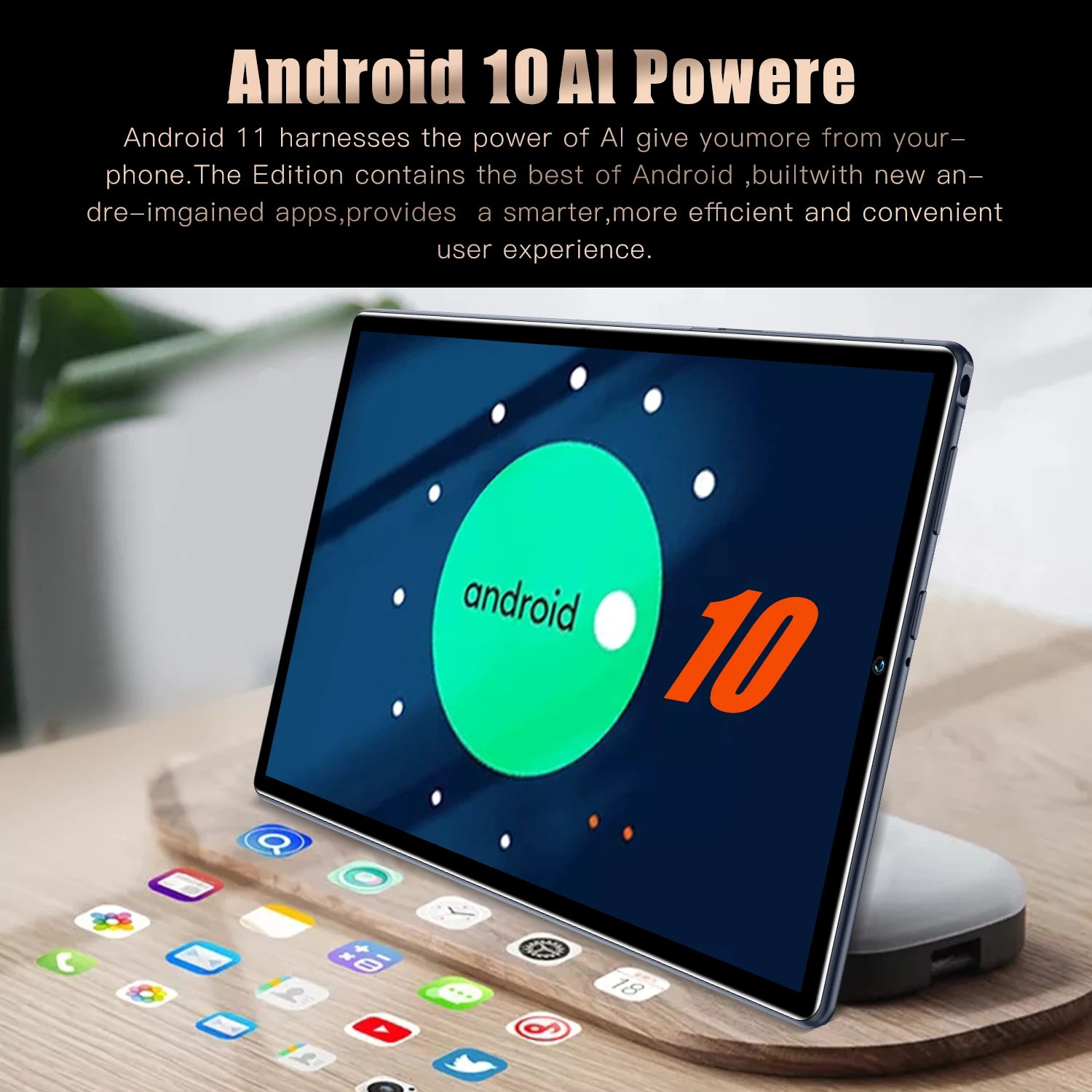 Планшет на Android 10, экран 910 дюйма, 12 Гб + 512 Гб