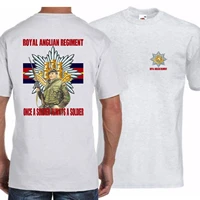 royal anglian regiment t shirt short sleeve 100 cotton casual t shirts loose top size s 3xl