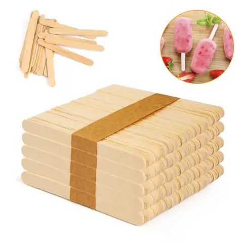 50/100 шт., деревянные палочки для мороженого