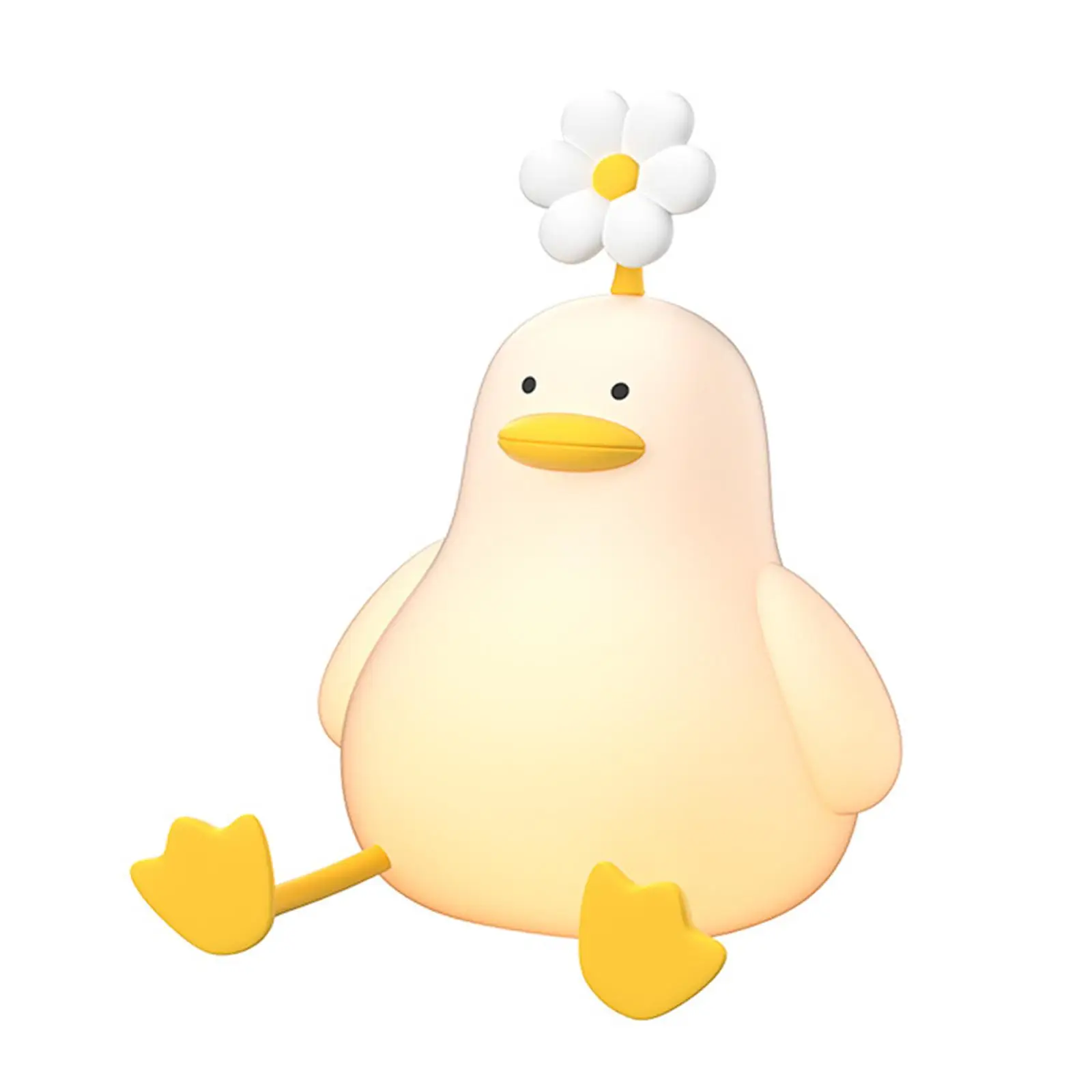 

Silicone Night Light Animal for Kids USB Lighting Timer Table Lamp Duck Lamp