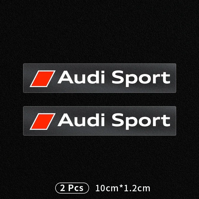 

Автомобильные наклейки для Audi RS Sport Sline TT A1 A2 A3 A4 A5 A6 A7 A8 8P B6 B7 TT Q3 Q5 Q7 1.8T 2.0T Виниловые наклейки на кузов Стайлинг автомобиля