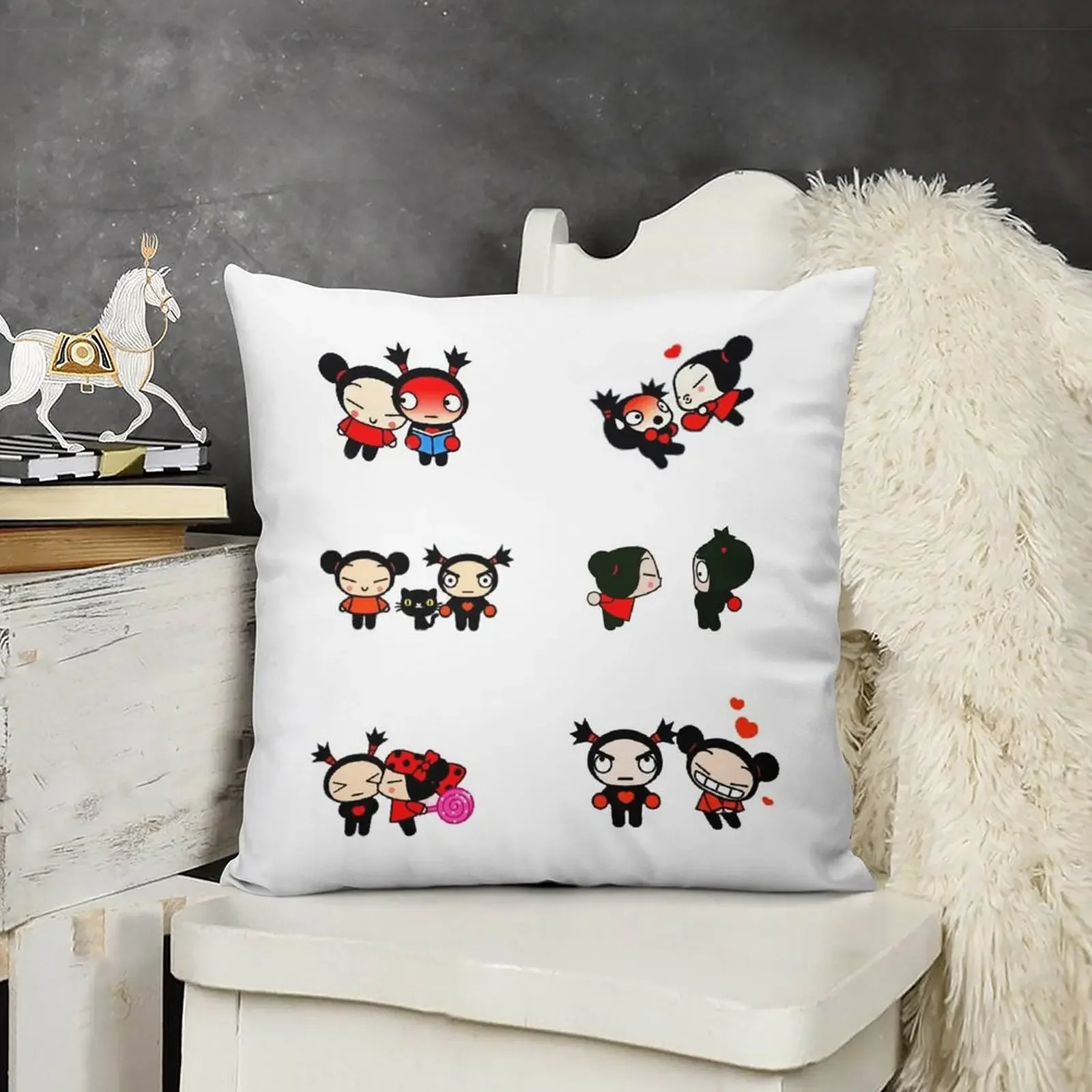 pucca and garu Pack Декоративная подушка Роскошные декоративные наволочки