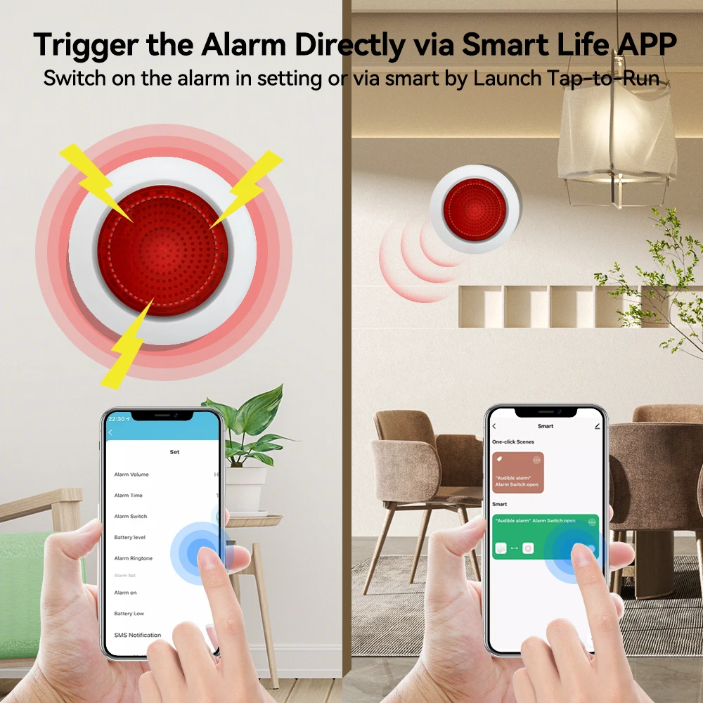 MEIAN ZigBee Water Leak Sensor Gateway Alarm kits Smart Siren Leakage Sensor IP67 Alarm Security Protection for Smart Life App enlarge