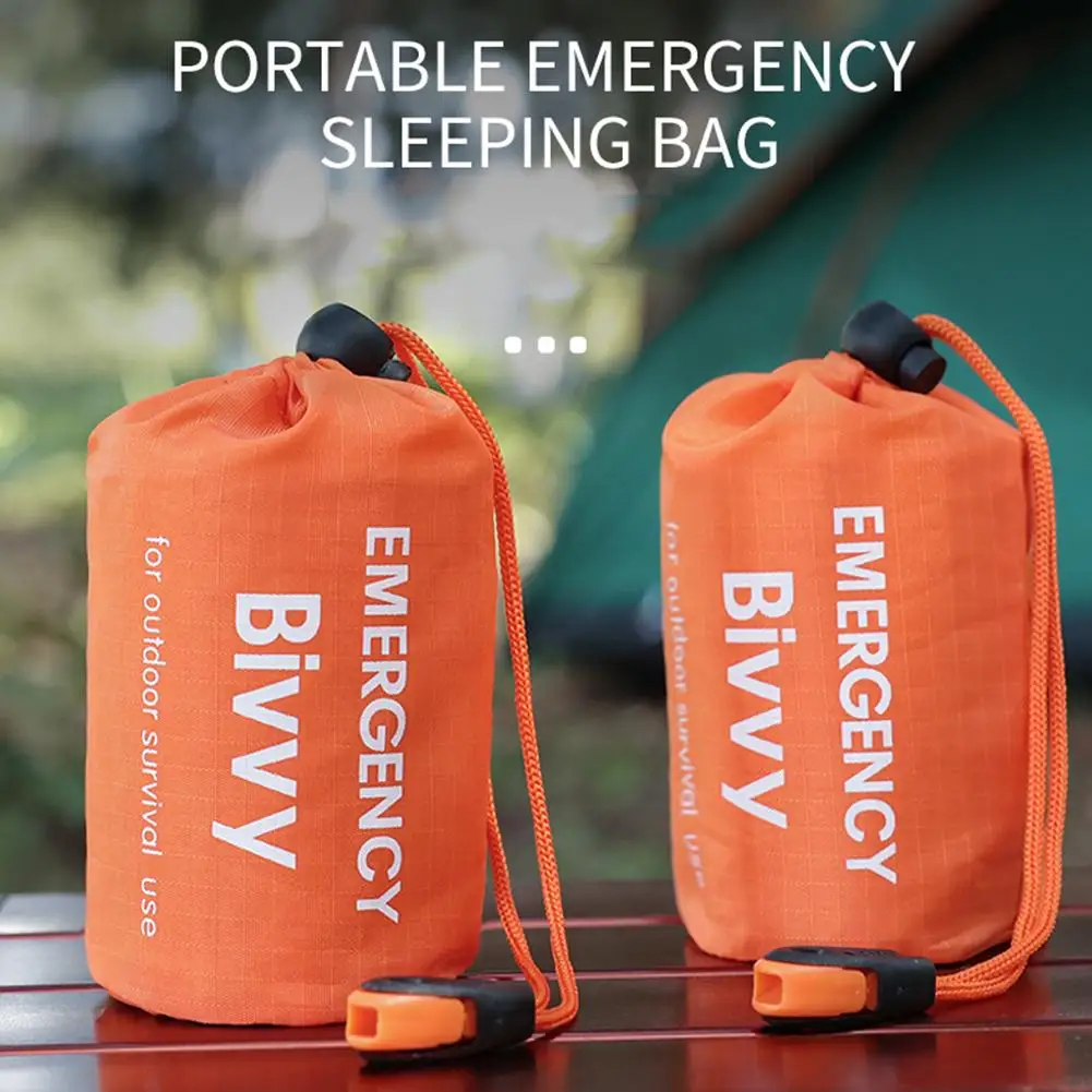 

Уличный спальный мешок первой помощи, контейнер для путешествий, кемпинга, пешего туризма, инструмент для выживания, сумки для хранения оде...
