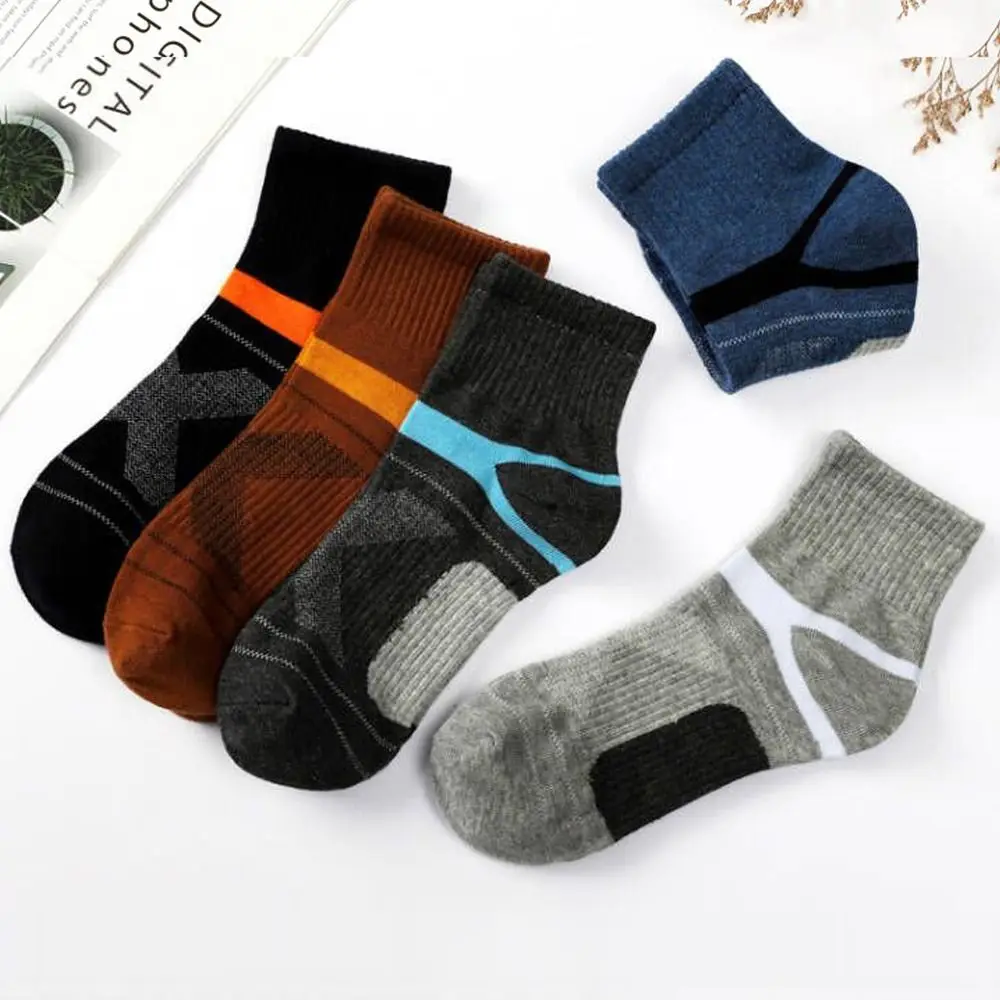 

Модные дышащие повседневные мужские термоноски, хлопковые носки, уличные спортивные носки, поглощающие пот