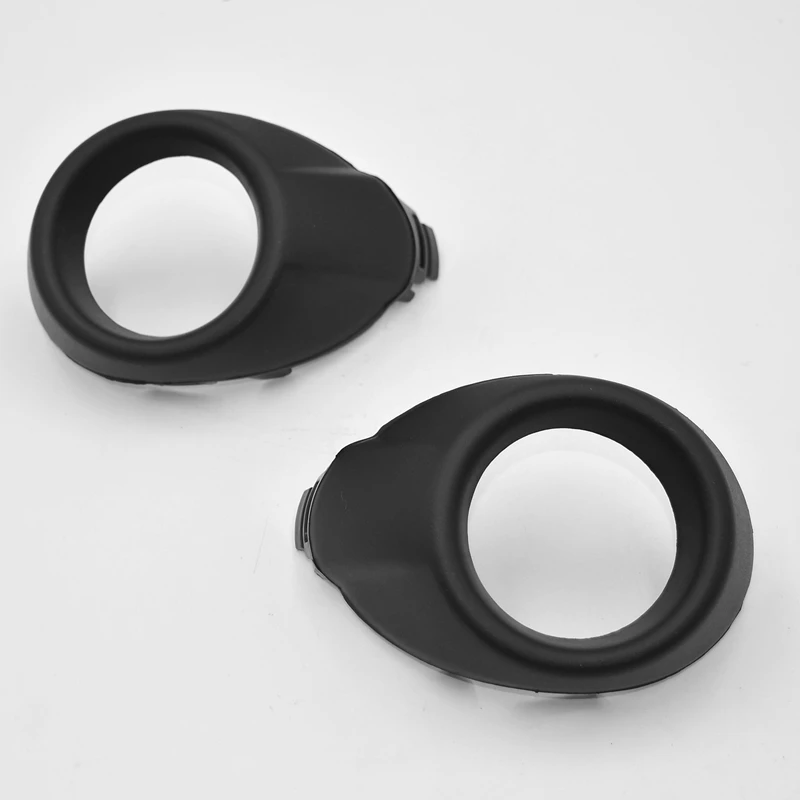 For Ford Focus 3 III 2012-2014 Front Bumper Fog Light Cover Bezels Housing Trim-Black