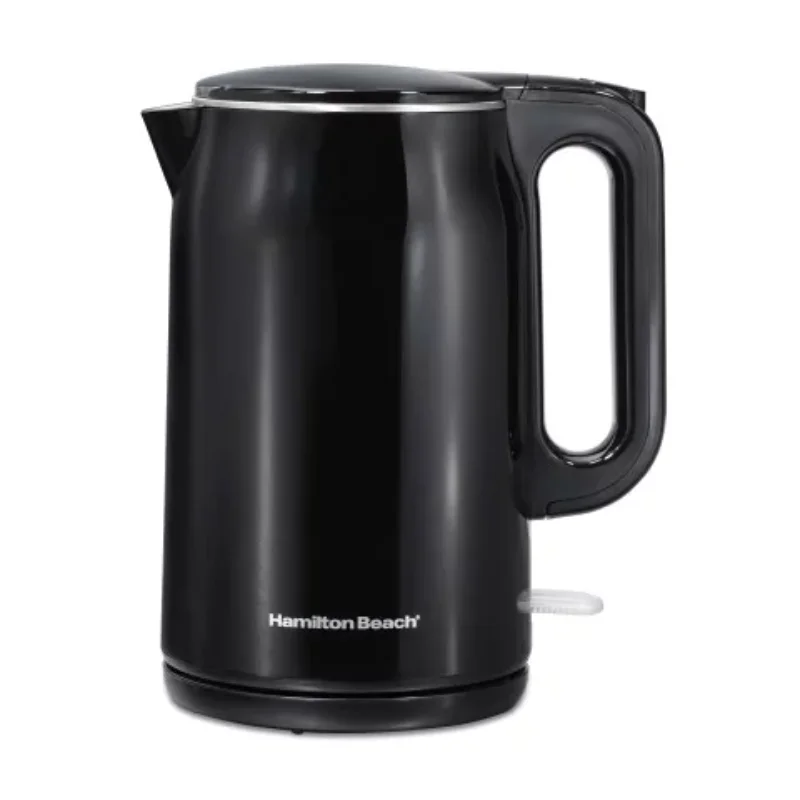 

Hamilton Beach Cool-Touch Kettle, 1.6 Liter Capacity, Black, 41032