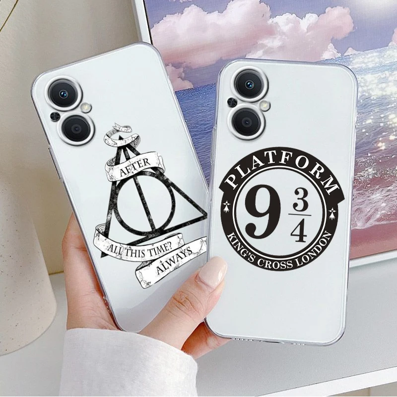 

Cool Potters Wand Harries Art Logo Phone Case For OPPO A5 A9 A53 Reno 7 6 5 4 2 Find X3 X2 Z Lite Neo Pro Plus transparent