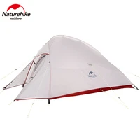 naturehike camping tent cloud up serie 123 upgraded outdoor ultralight waterproof nylon tourist with mat