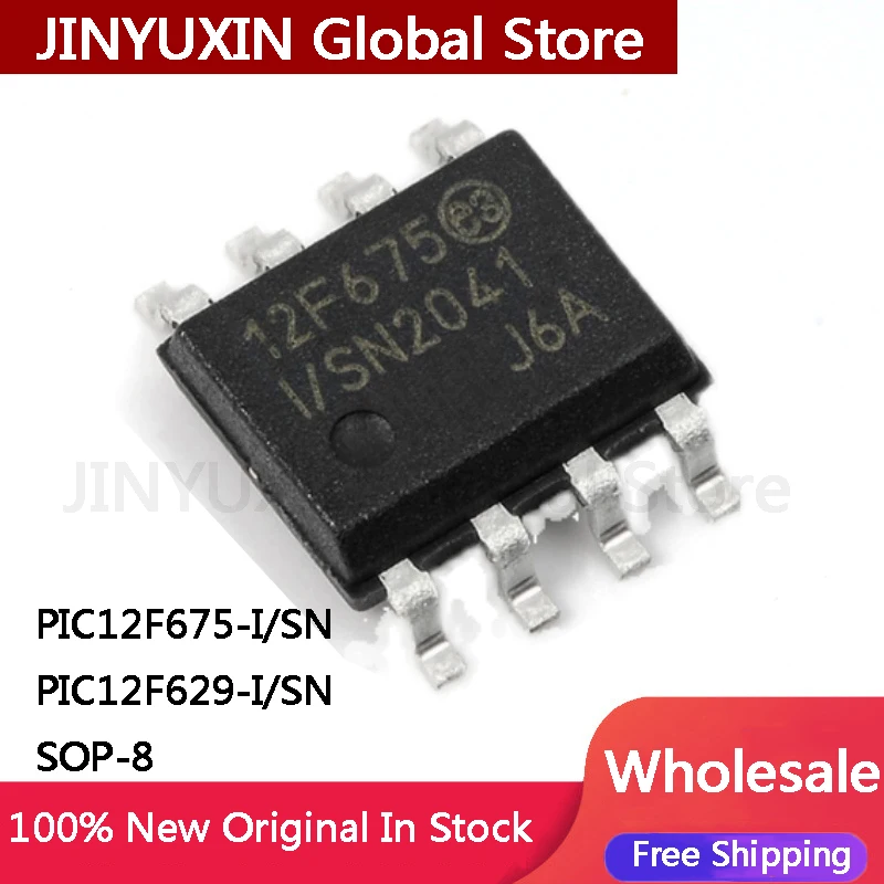 

10Pcs 100% New PIC12F675-I SN PIC12F679-I SN PIC12F IC In Stock Wholesale