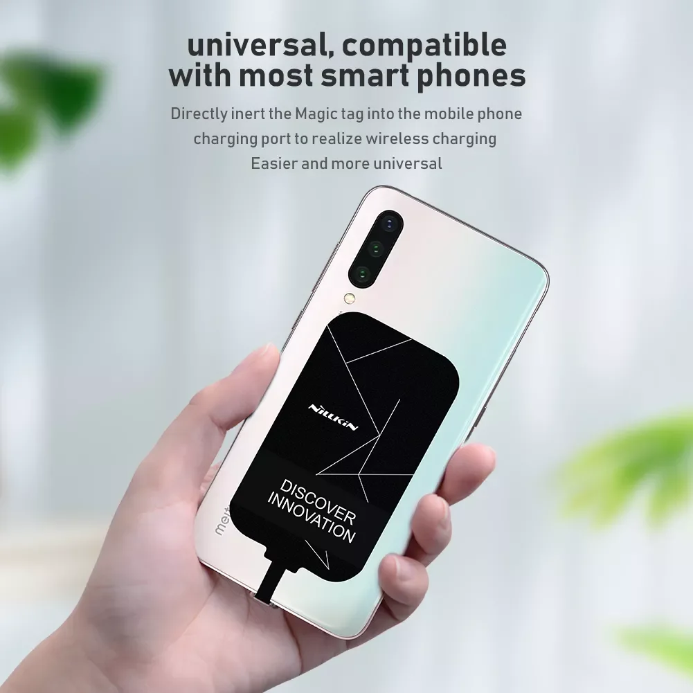 

2023 Nillkin Qi Wireless Charging Receiver for Samsung Galaxy A12 A22 A32 A42 A52 A72 A03S A13 A23 A33 A53 A73 5G USB Type-C Ada