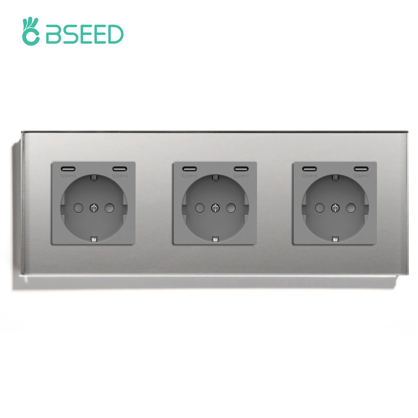 

Розетка BSEED с двумя портами USB Type-c