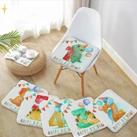 cute dinosaur birthday party with number tie rope meditation cushion stool pad dining chair tatami seat cushion garden cushions