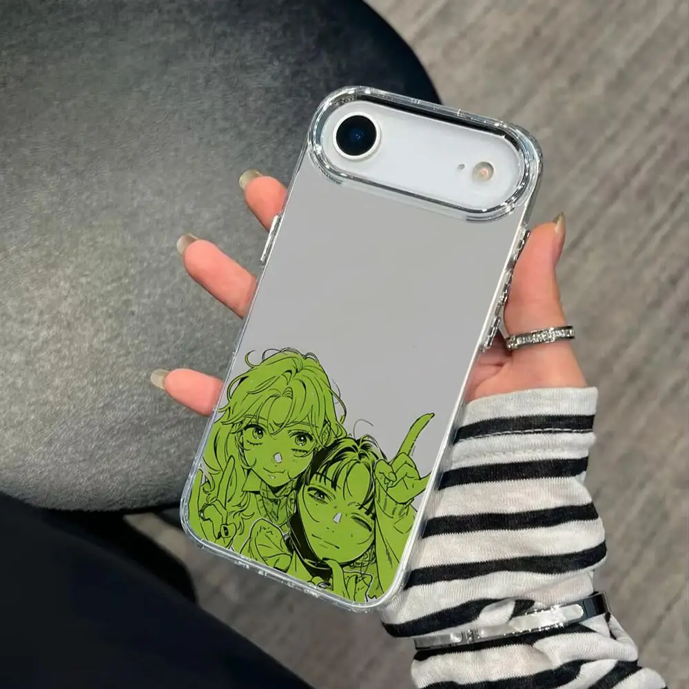 Фото Чехол Green Yuris для iPhone 17 16 15 14 13 12 11 Pro Max Xr Air Plus, силиконовый, серебристый, жесткий чехол-накладка №5