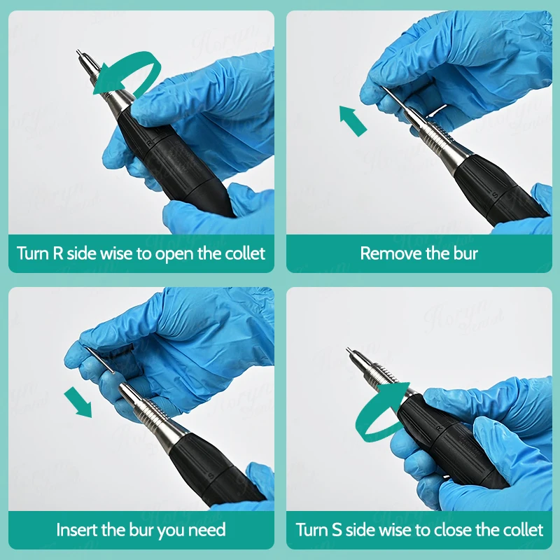 Стоматологический микромотор 35000 об/мин 65 Вт мощный 210 + Мощный 102L 35K Полировочный
