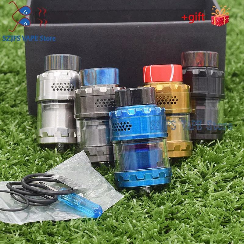 

Kylin V2 RTA Kylin M RTA 24mm Tank 3ml/4.5ml Atomizer Top Honeycomb Airflow Large Build Deck Vaporizer VS Hussar Project X Vapor