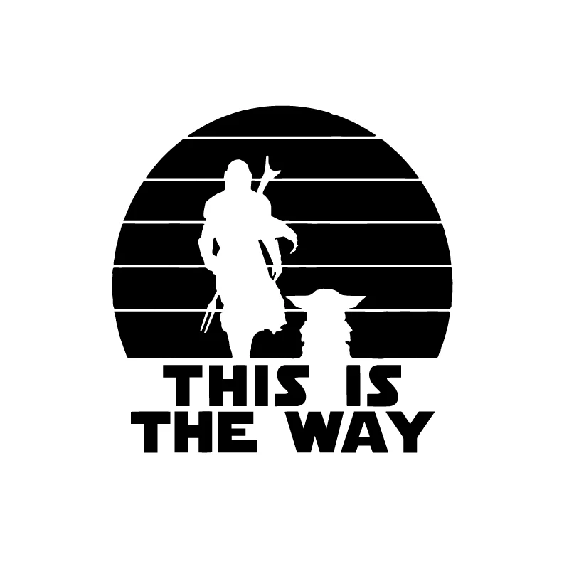 Виниловая наклейка Disney This Is The Way