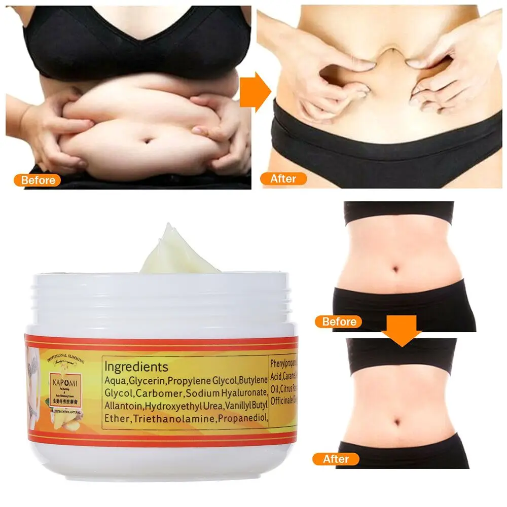 

Waist Thighs And Arms Fat Burning Tightening Anti Cellulite Weight Loss Skin Care Ginger Body Slimming Cream Massage