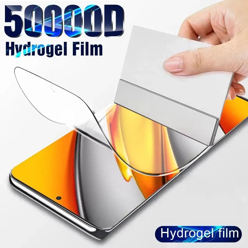 

For Xiaomi Poco X5 X4 X3 M5 M5S M4 F4 F3 C55 C50 C40 C31 Pro GT Hydrogel Film Screen Protector for Xiaomi Poco X 5 4 3 Pro M5s