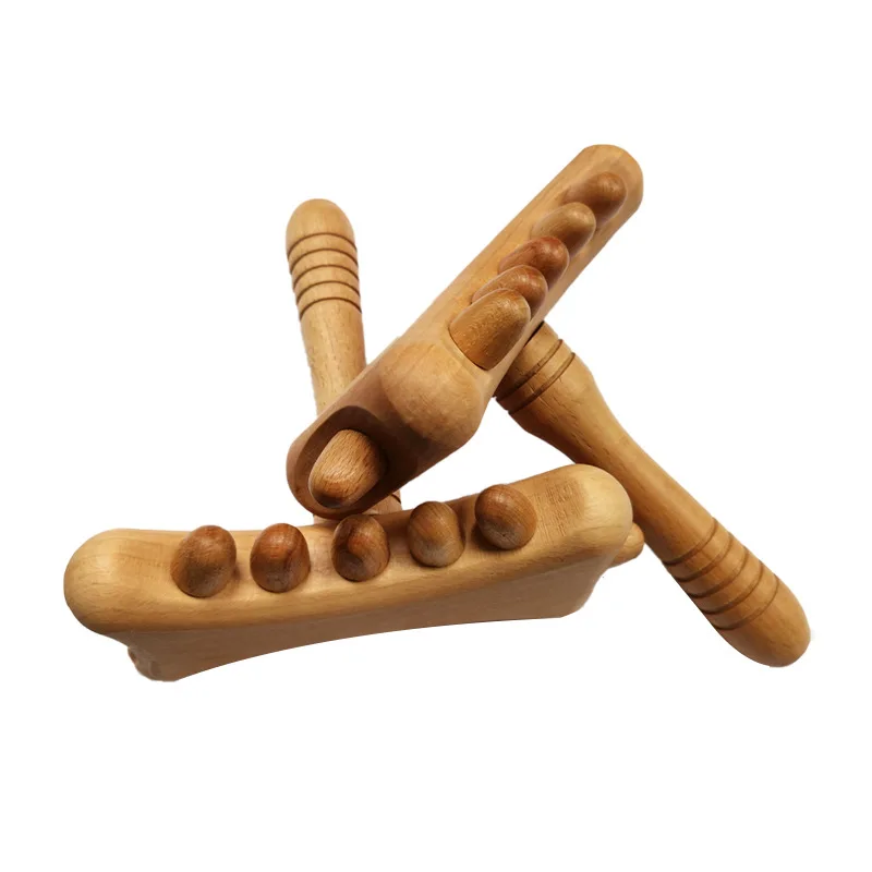 

Beech Scraping Stick Body Massage Hammer Scraping Stick Beauty Salon Acupuncture Hammer Bamboo and Wood Products