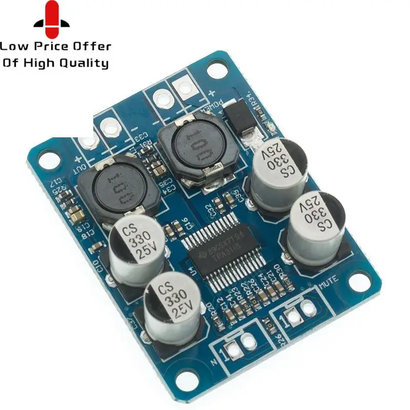 10000 TPA3118 PBTL 60 Вт моно цифровой аудио усилитель платы AMP модуль чипа 1X60W 4-8 Ом