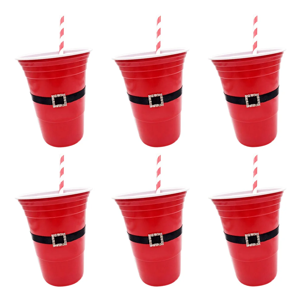 

6 Cups Christmas Drinking Cups Red Cups Christmas Cups Christmas Mug
