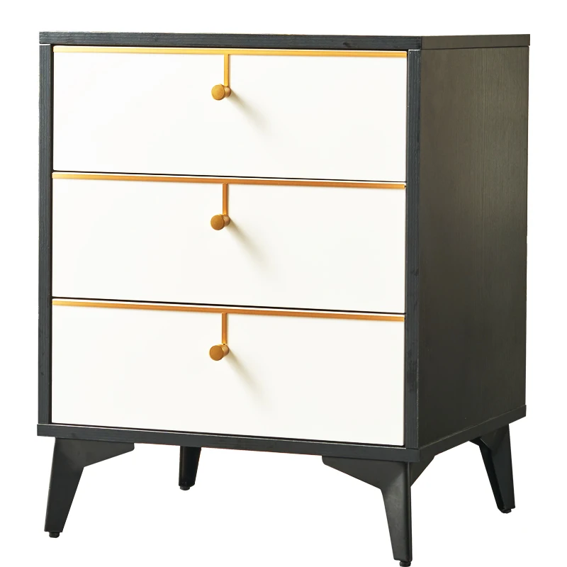 

Intelligent bedside table light luxury simple modern bedroom multifunctional shelf bedside storage cabinet
