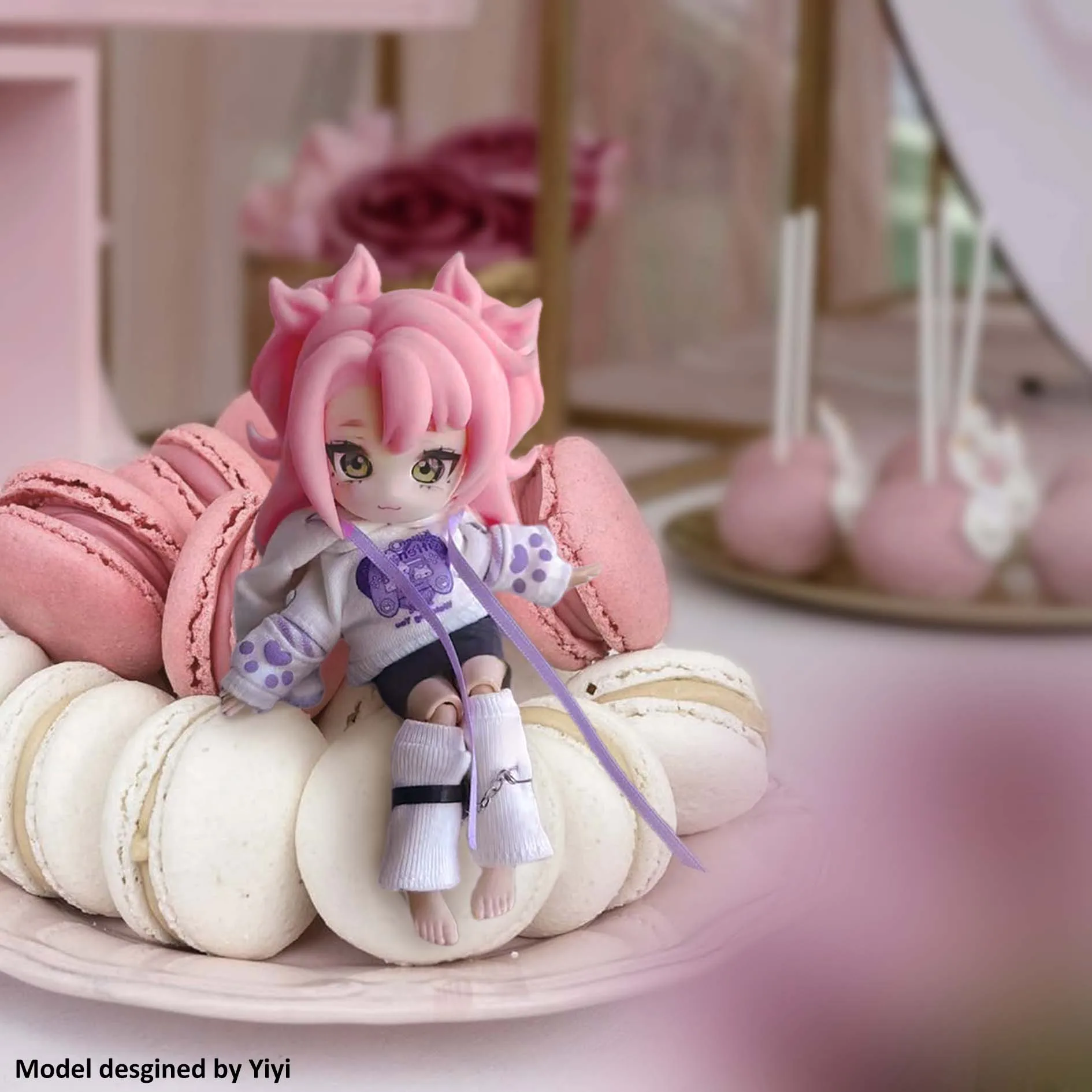 Фото Смола Antinsky Macaron 405нм, 1кг, текучая, матовая текстура, четкая детализация, низкая вязкость, подходит для 3D-принтеров HeyGears/Anycubic. №4