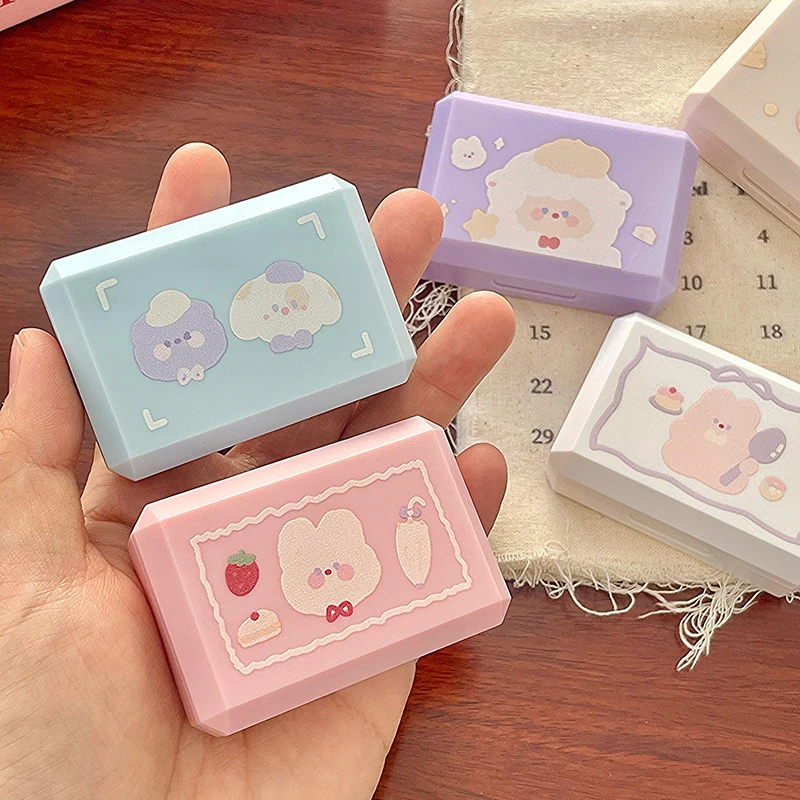 1 коробка контейнер для хранения контактных линз