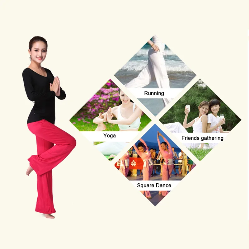 Рисунок 6 - Однотонные спортивные брюки с широкими штанинами