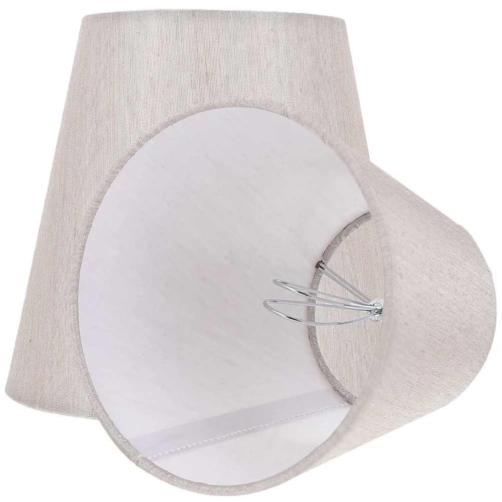 

2pcs Small Table Lamp Shades Retro Style Lamp Shade Clip On Ceiling Lamp Wall Light Shade