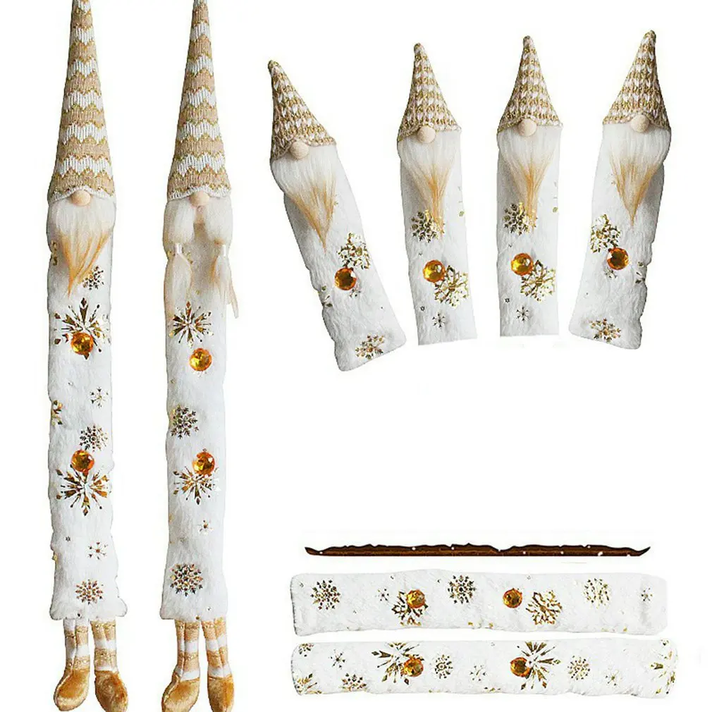 

Door Handle Protective Sleeve Christmas Decoration Refrigerator Handle Cover Protective Cover 8-piece Set