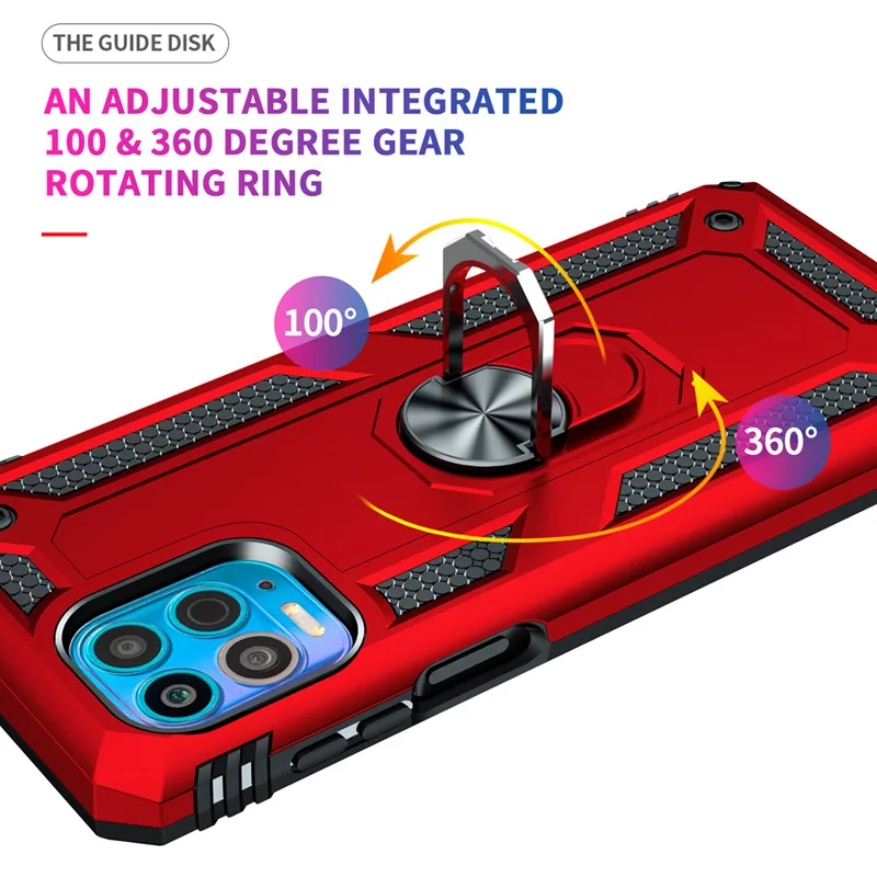 shockproof phone case for motorola g9 g8play plus g31 g51 g71 g30 g50 g60 g100 ring protective cover for moto e6s e7 e20 e30 e40 free global shipping