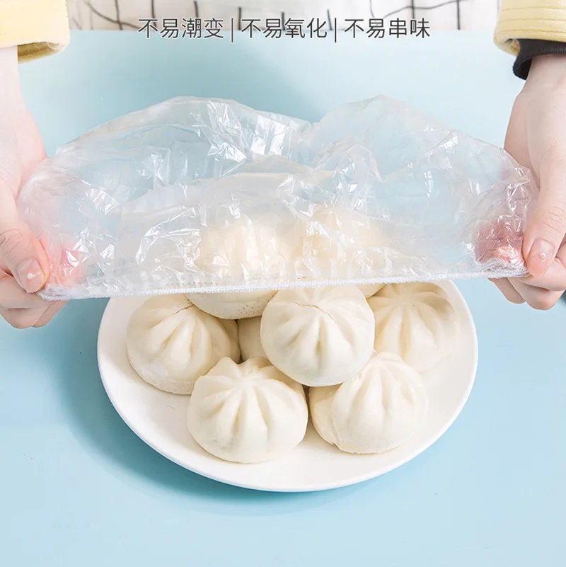 100Pcs Disposable Household Plastic Wrap Thickened Refrigerator Dust-Proof |