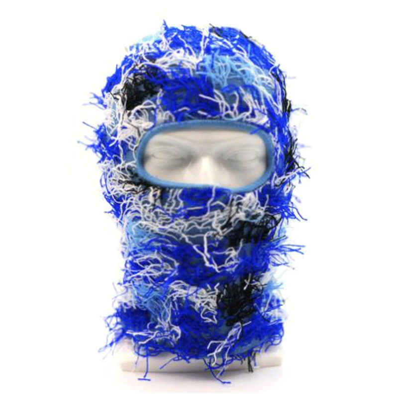 Маска-Балаклава Лыжная вязаная Зимняя