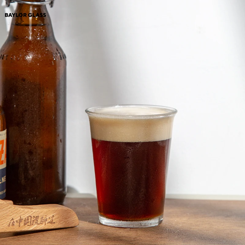 Винтажная кофейная стеклянная ретро-кружка объемом 360 мл для завтрака и молока