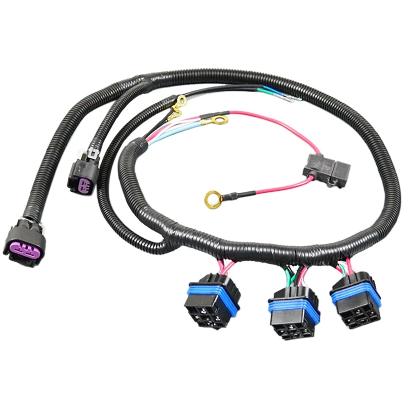 

7L5533A226T Electric Fan Wiring Harness Fit For GM 1999-2006 Pickup Trucks ECU Control Cooling Fan Wire Harness Kit