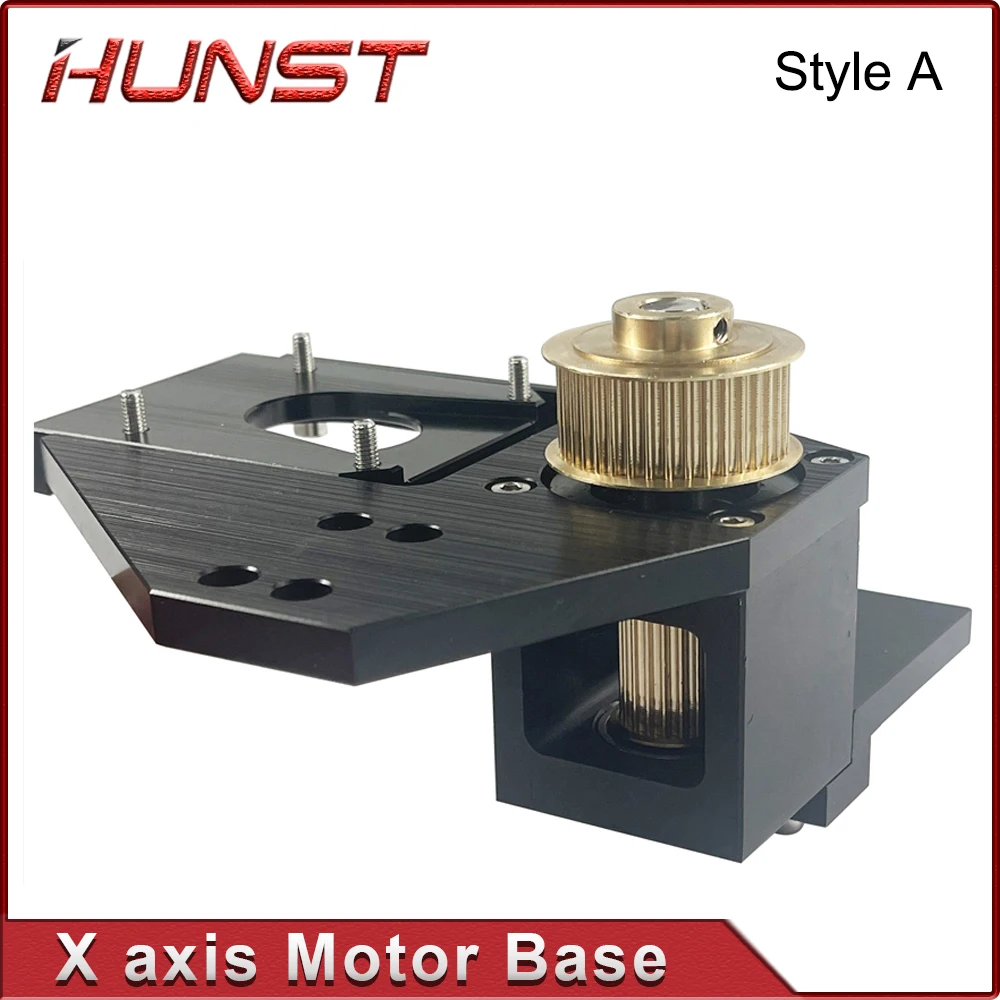 

HUNST CO2 Black Motor Reducer Laser Mount Mirror 25mm Lens Integrated Mount for Laser Engraving and Cutting Machine.