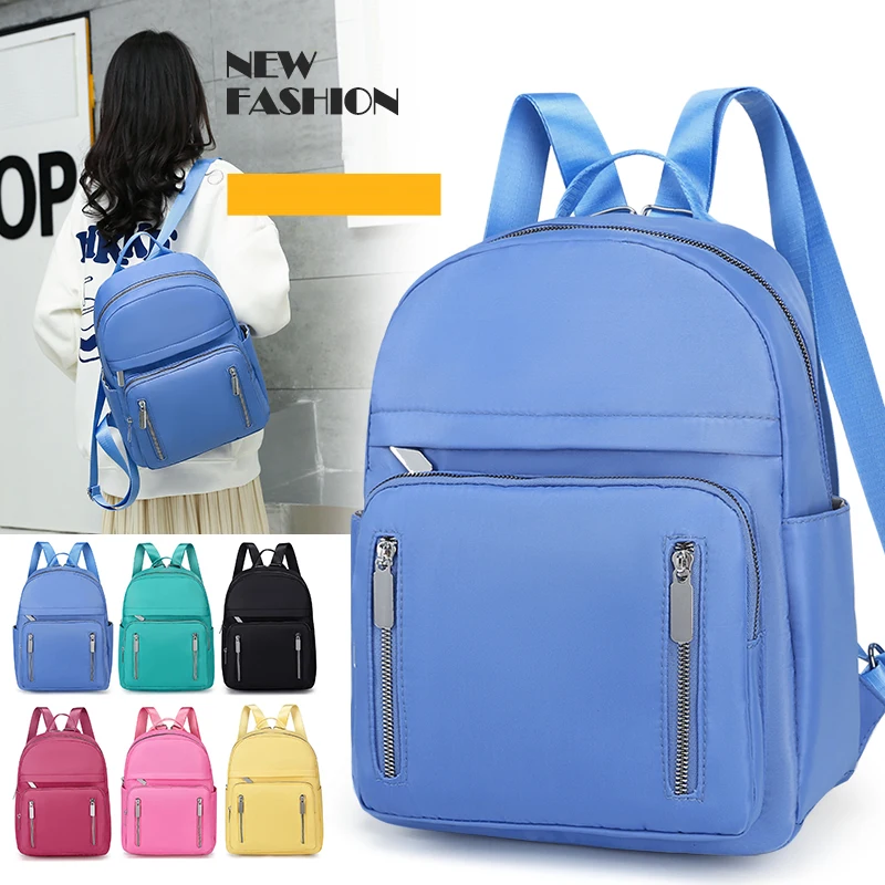 

Женский водонепроницаемый рюкзак из ткани Оксфорд, школьный ранец для девочек, вместительные дорожные рюкзаки для хранения, повседневные с...