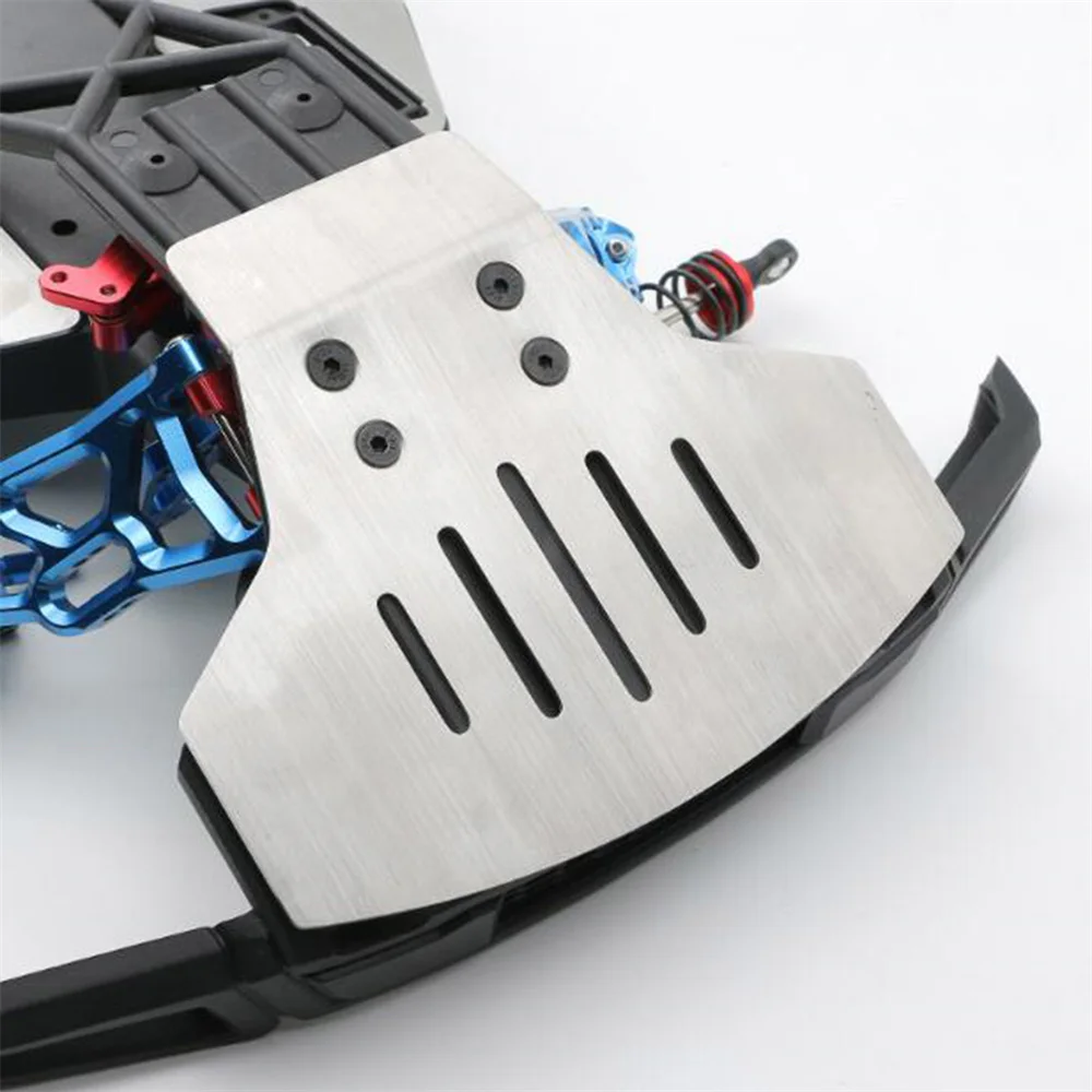 

Для 1/10 SLASH 2WD RC автомобиль анти-столкновения шасси бронированная пластина из нержавеющей стали LY001 игрушечные аксессуары