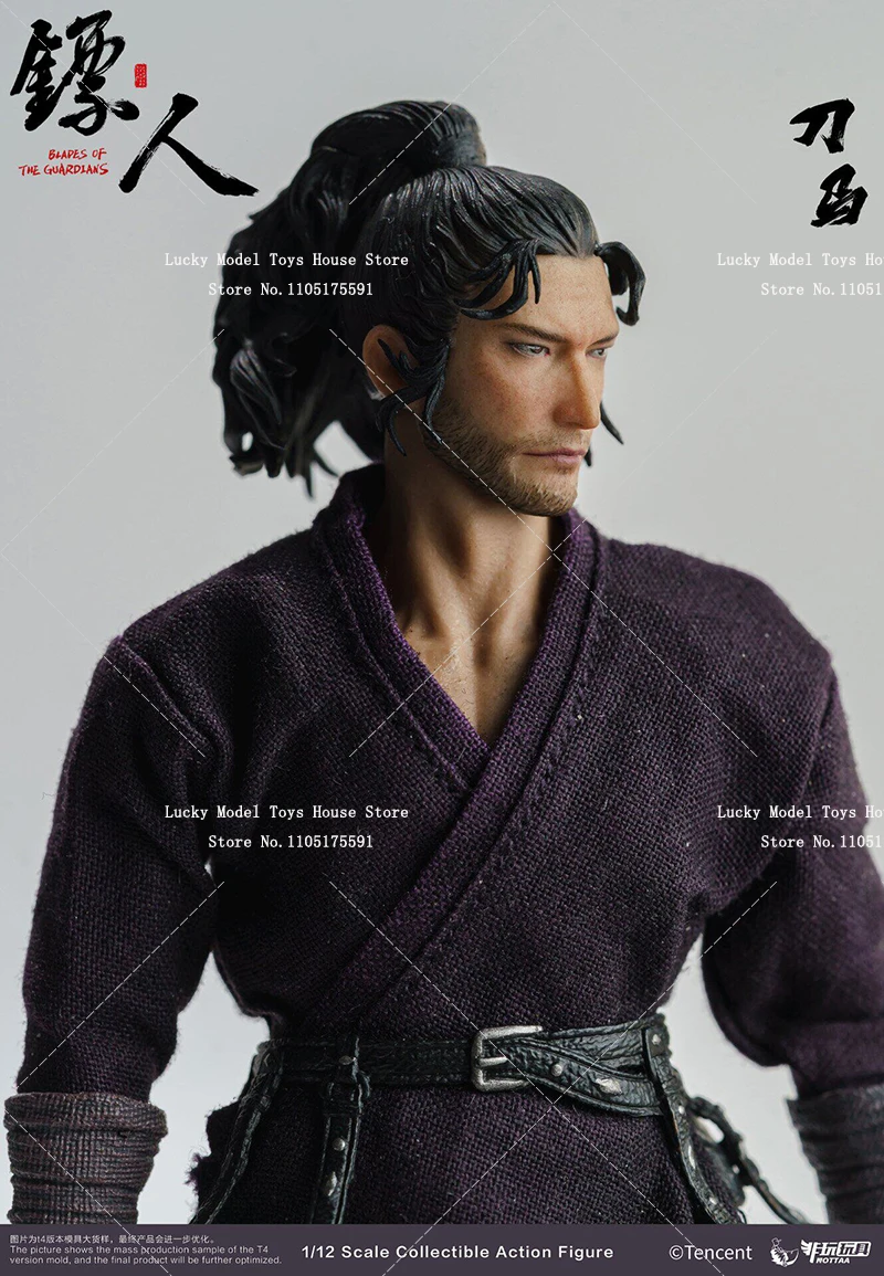 Фото Коллекционная фигурка NOTTAA TOYS 1/12: Версия с клеевыми волосами, «Лезвия Стража», 6 дюймов, аниме-модель солдата-ковбоя Mystric №4