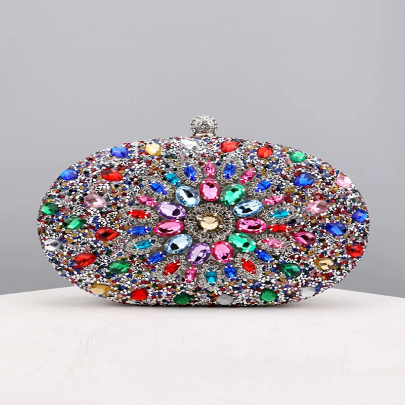 2023 роскошный женский клатч с бриллиантами вечерняя сумочка Женский кошелек