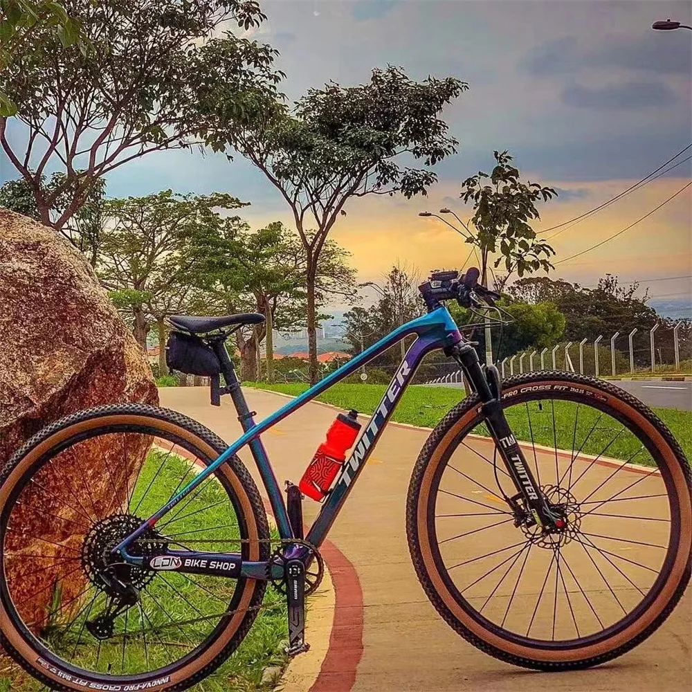 

TWITTER High End Holographic MAX 27.5/29Inch NX EAGLE-12S Hydraulic Disc Brake T900 Carbon Fiber Mountain Bike off-road racing