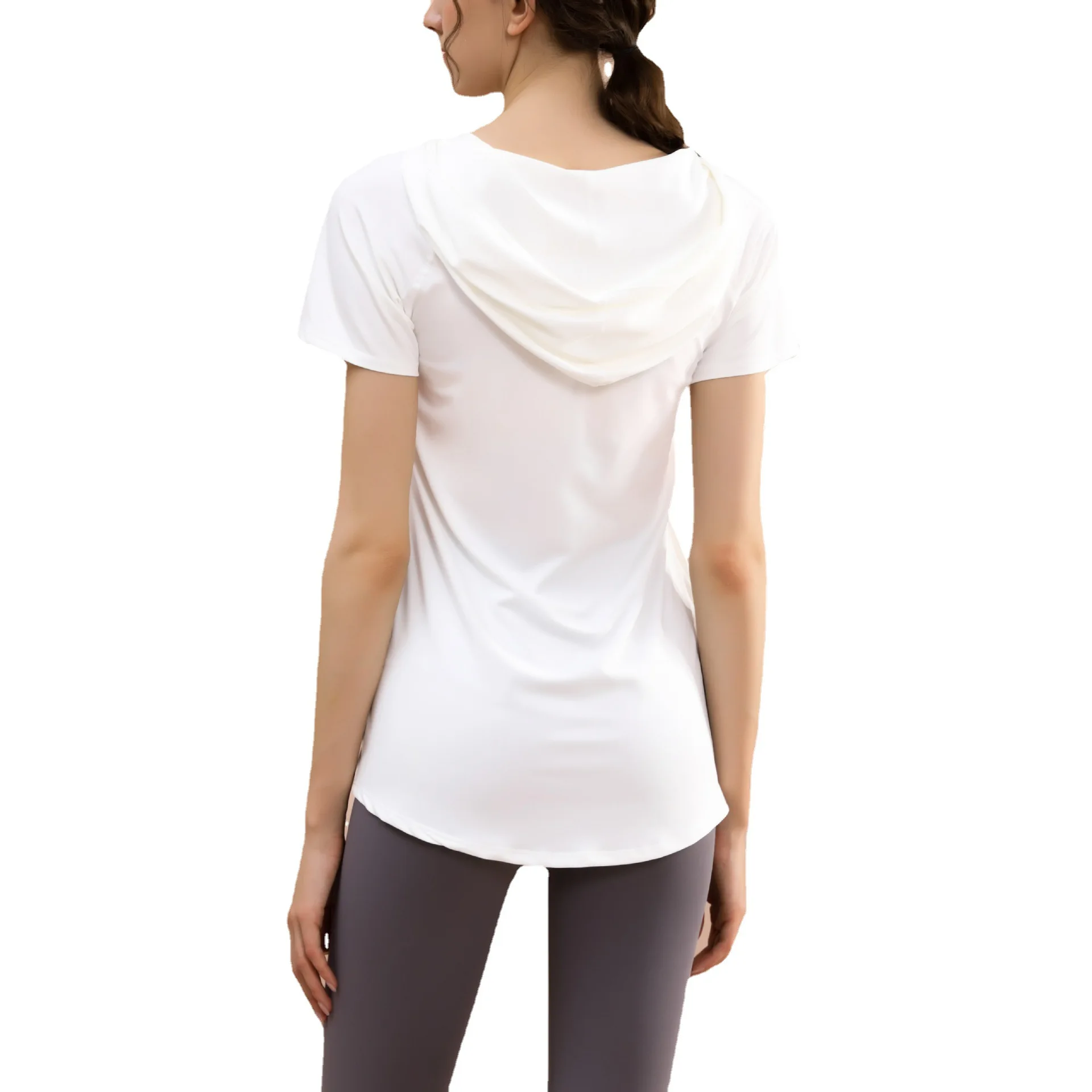 Yoga Tops Women Loose Large Size Fat Summer Thin Women's Workout Clothes Top Quick Drying Clothes Running Smock Sports T-shirt