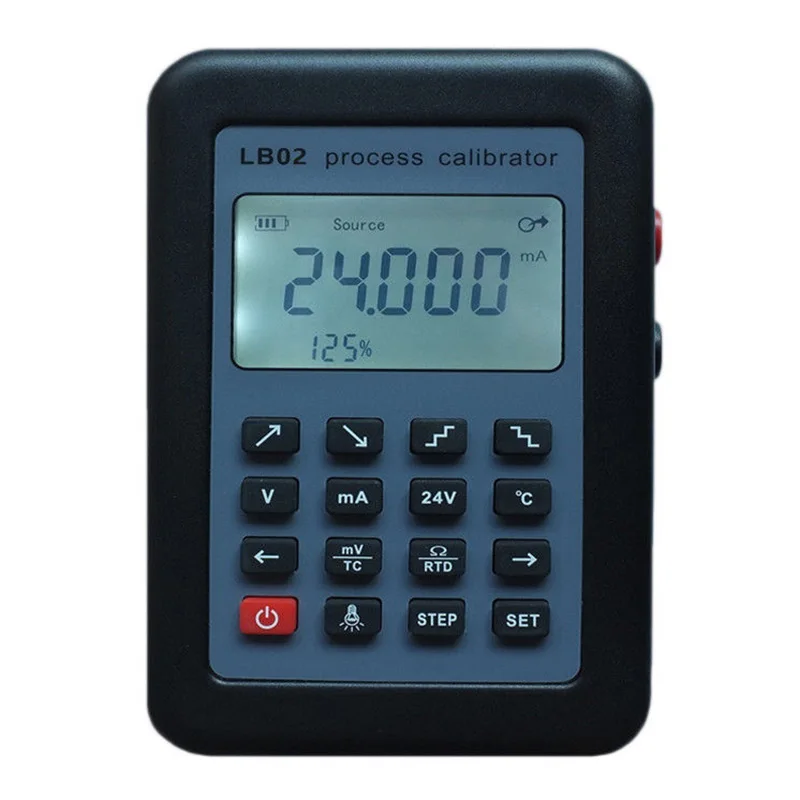 

Измеритель сопротивления LB02, вольтметр, генератор сигналов, калибратор для процесса производства 4-20 мА/0-10 В/мВ, ЖК-дисплей, обновление от LB01