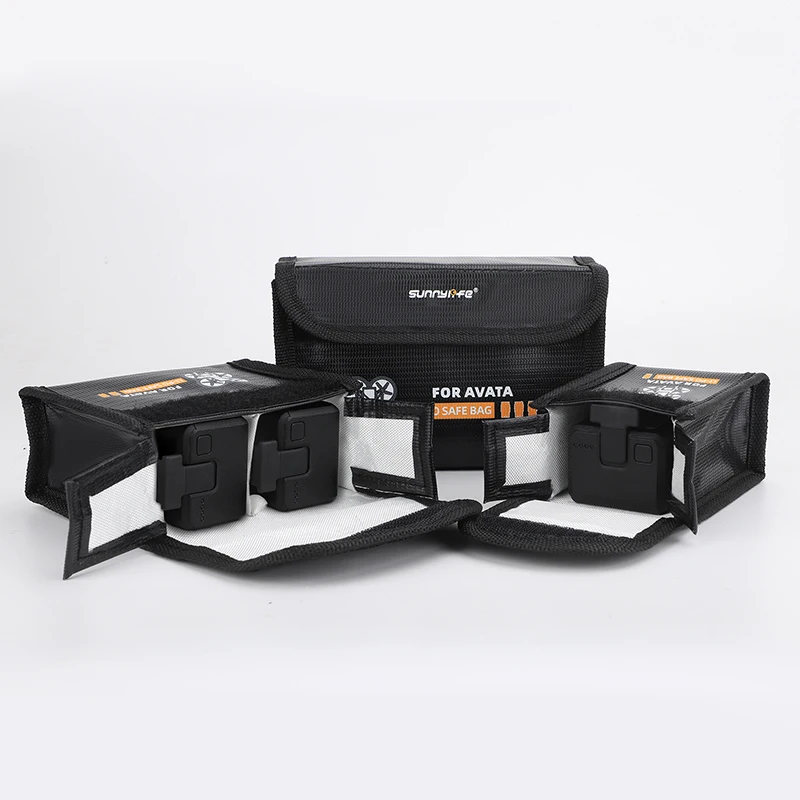 

Battery bag Anti-burning explosion-proof bag safety protection pocket for dji AVATA drone Accessories
