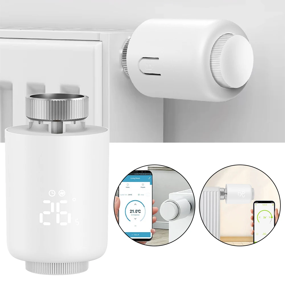 Для ZigBee умный комплект термостата TRV клапан радиатора программируемый