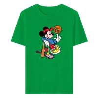 disney mickey mouse family short sleeve o neck kawaii print harajuku fashion outdoor trend parent child t shirt